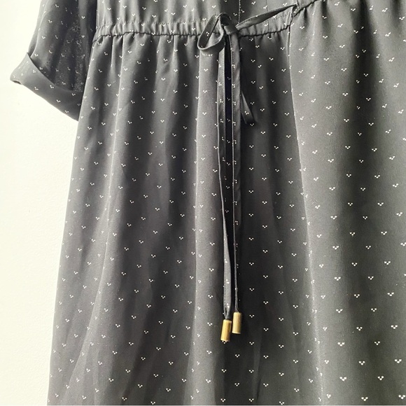 Monk & Lou by Plenty • Polka Dot Crepe Dress Sz M - Picture 3 of 7